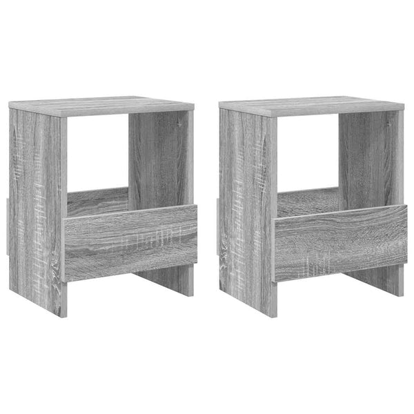 Lehtiteline 2 kpl Harmaa Sonoma 35 x 30 x 45 cm