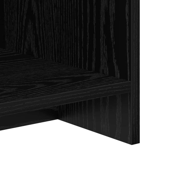 TV-teline 102 x 35 x 45 cm Musta tammi. Tekninen puu