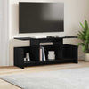 TV-teline 102 x 35 x 45 cm Musta tammi. Tekninen puu