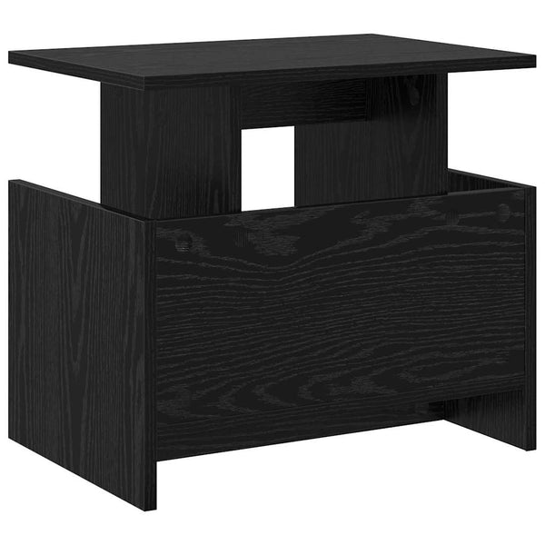 TV-teline 50 x 35 x 45 cm Musta tammi. Tekninen puu