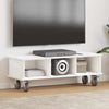 TV-teline 100 x 35 x 35 cm Valkoinen Tekninen puu