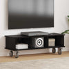 TV-teline 100 x 35 x 35 cm Musta tammi. Tekninen puu