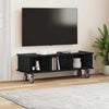 TV-teline 100 x 35 x 35 cm Musta tammi. Tekninen puu