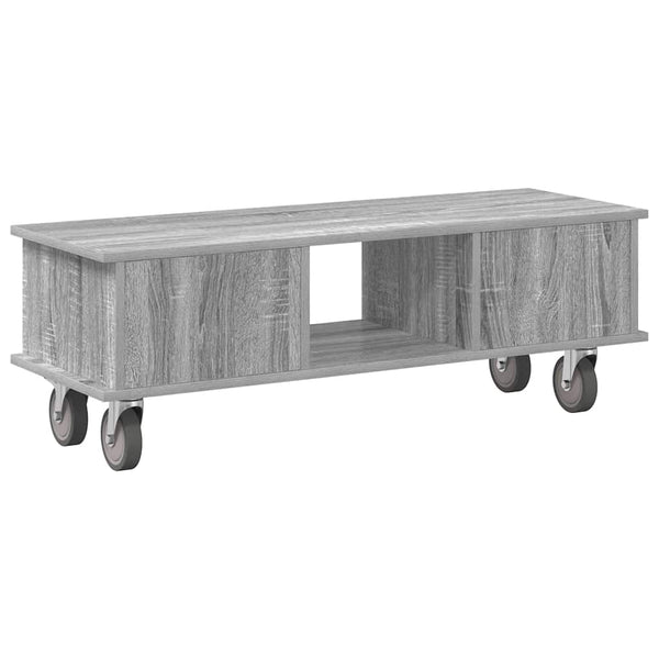 TV-teline 100 x 35 x 35 cm Harmaa Sonoma Tekninen puu