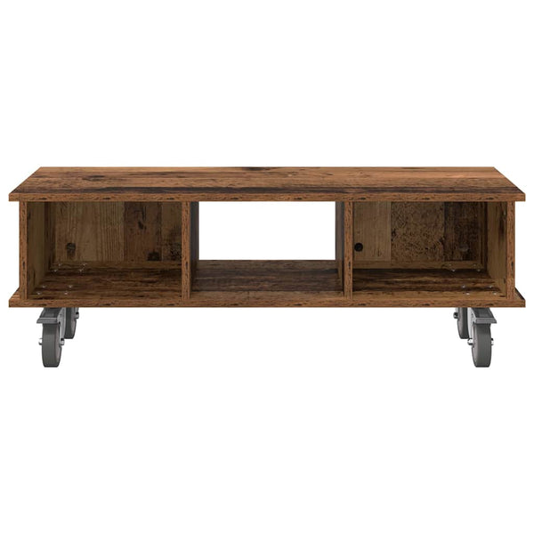 TV-teline 100 x 35 x 35 cm Vanha puu Tekninen puu