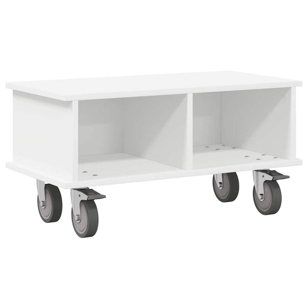 TV-teline 68,5 x 35 x 35 cm Valkoinen Tekninen puu