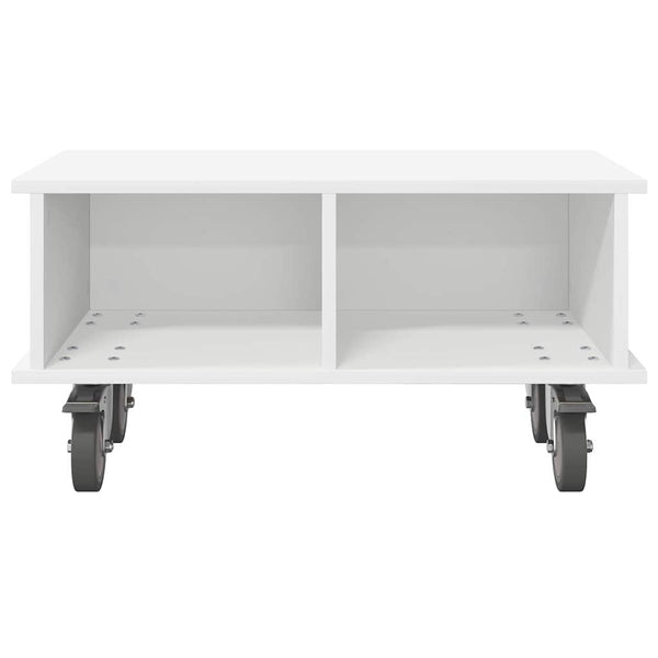 TV-teline 68,5 x 35 x 35 cm Valkoinen Tekninen puu