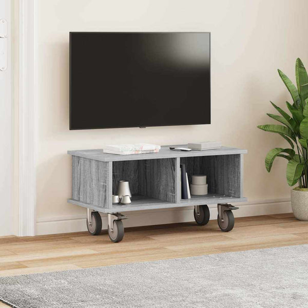 TV-teline 68,5 x 35 x 35 cm Harmaa Sonoma Tekninen puu