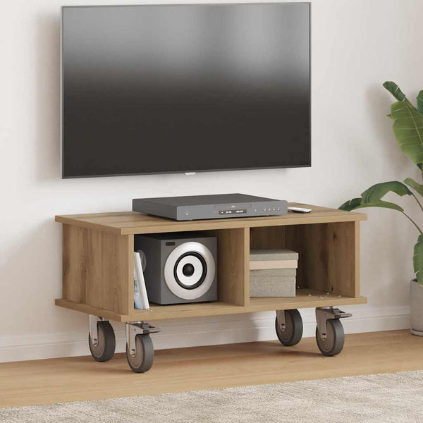 TV-teline 68,5 x 35 x 35 cm Artisan tammi Tekninen puu