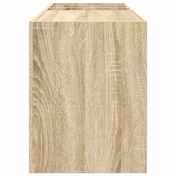 Levykaappi Sonoman tammi 78,5 x 35 x 45 cm Tekninen puu