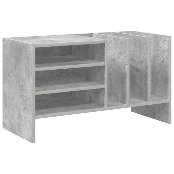 Levykaappi Betoni Harmaa 78,5 x 35 x 45 cm Tekninen puu