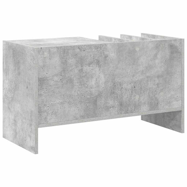Levykaappi Betoni Harmaa 78,5 x 35 x 45 cm Tekninen puu