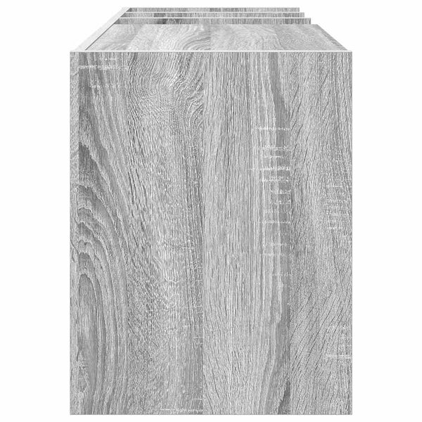 Levykaappi Harmaa Sonoma 78,5 x 35 x 45 cm Tekninen puu