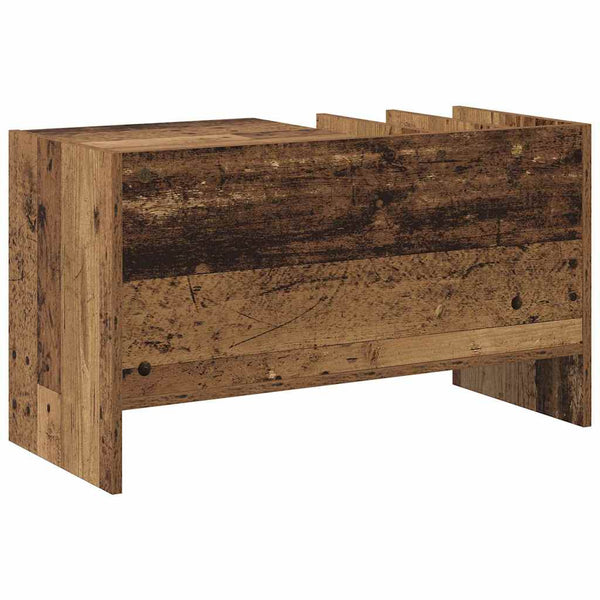 Levykaappi Vanha puu 78,5 x 35 x 45 cm Tekninen puu