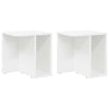 Päätypöytä 2 pcs Valkoinen 37 x 32 x 40 cm Tekninen puu