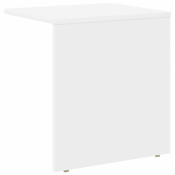 Päätypöytä 2 pcs Valkoinen 37 x 32 x 40 cm Tekninen puu