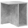 Päätypöytä 2 pcs Betoni Harmaa 37 x 32 x 40 cm Tekninen puu