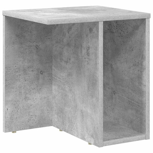 Päätypöytä 2 pcs Betoni Harmaa 37 x 32 x 40 cm Tekninen puu