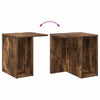 Päätypöytä 2 pcs Savupähkinä 37 x 32 x 40 cm Tekninen puu