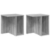 Päätypöytä 2 pcs Harmaa Sonoma 37 x 32 x 40 cm Tekninen puu