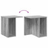 Päätypöytä 2 pcs Harmaa Sonoma 37 x 32 x 40 cm Tekninen puu