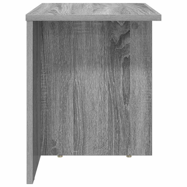 Päätypöytä 2 pcs Harmaa Sonoma 37 x 32 x 40 cm Tekninen puu