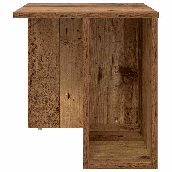 Päätypöytä 2 pcs Vanha puu 37 x 32 x 40 cm Tekninen puu