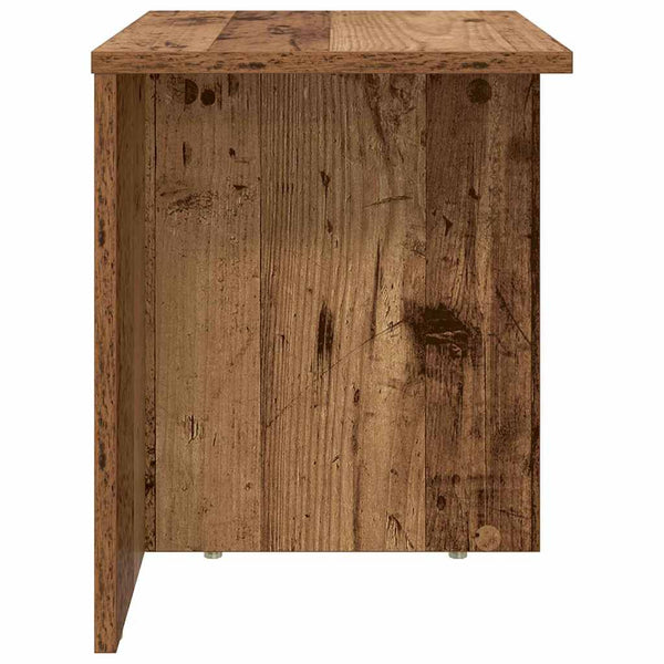Päätypöytä 2 pcs Vanha puu 37 x 32 x 40 cm Tekninen puu