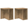 Päätypöytä 2 pcs Artisan tammi 37 x 32 x 40 cm Tekninen puu