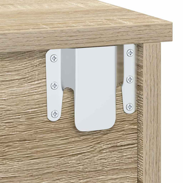 Yöpöytä 2 kpl Sonoman tammi 40 x 31 x 15 cm Tekninen puu