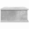 Yöpöytä Betoni Harmaa 40 x 31 x 15 cm Tekninen puu