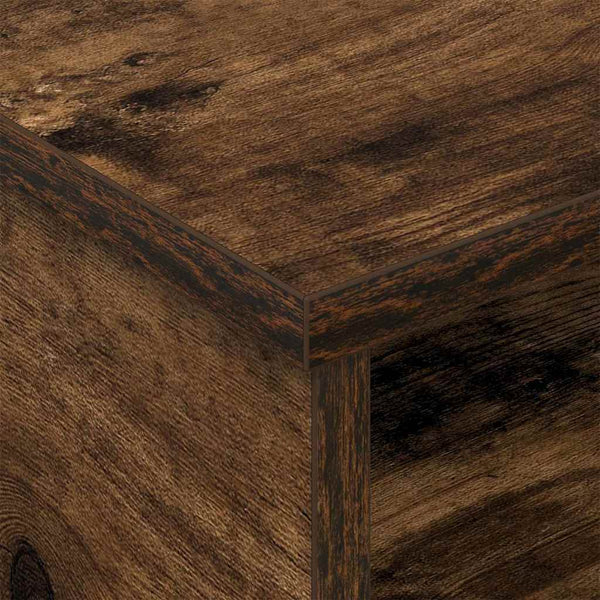 Yöpöytä 2 kpl Savupähkinä 40 x 31 x 15 cm Tekninen puu