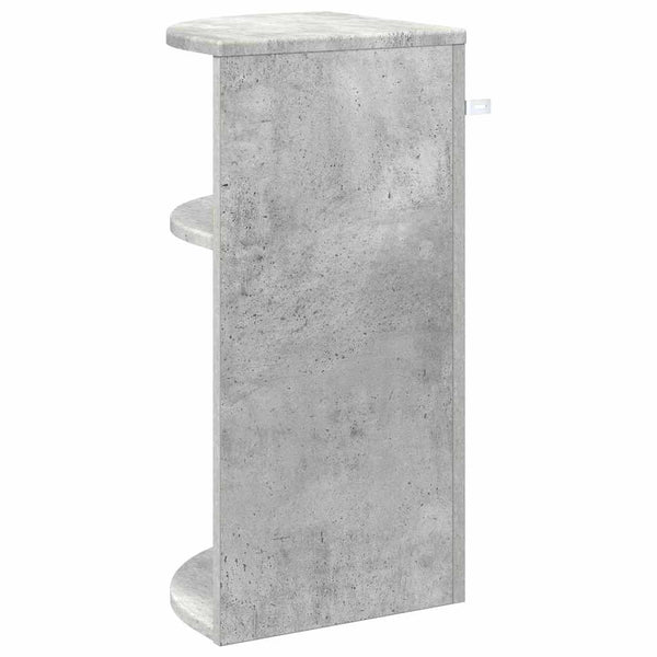 Päätypöytä Betoni Harmaa 29,6 x 29,6 x 60 cm Tekninen puu