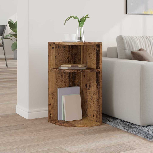 Päätypöytä Vanha puu 29,6 x 29,6 x 60 cm Tekninen puu