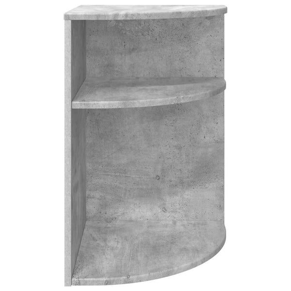 Päätypöytä Betoni Harmaa 39,7 x 39,7 x 60 cm Tekninen puu