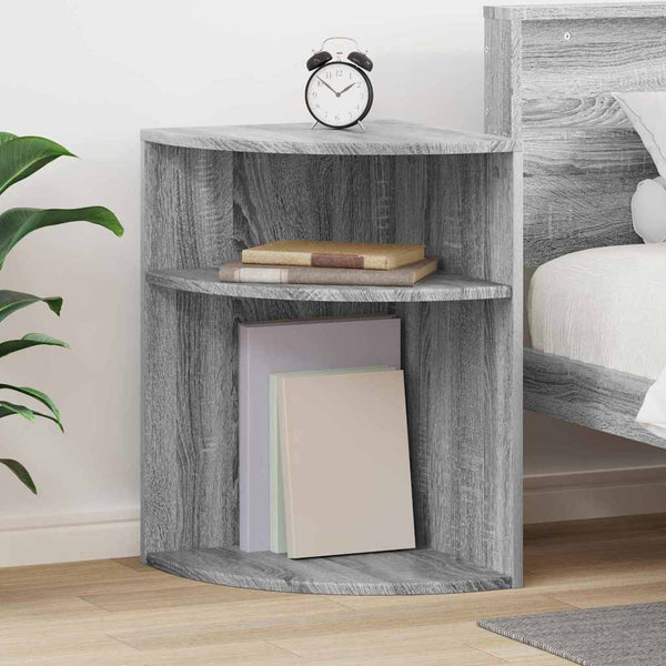 Päätypöytä Harmaa Sonoma 39,7 x 39,7 x 60 cm Tekninen puu