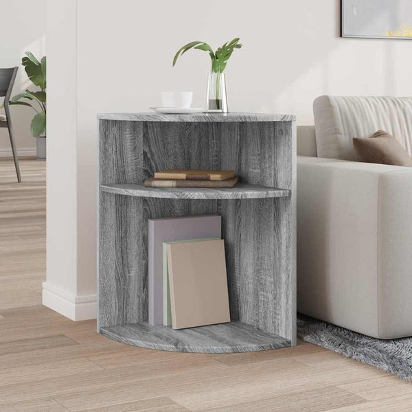 Päätypöytä Harmaa Sonoma 39,7 x 39,7 x 60 cm Tekninen puu