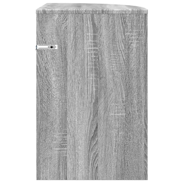 Päätypöytä Harmaa Sonoma 39,7 x 39,7 x 60 cm Tekninen puu