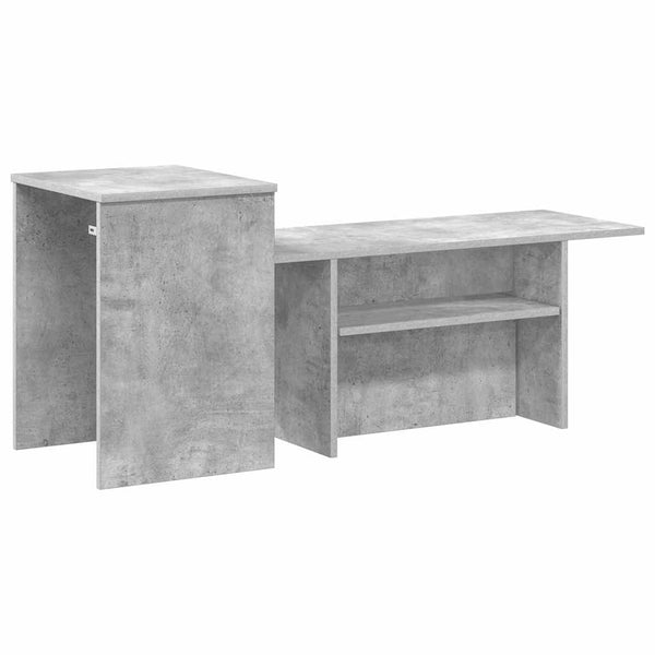 Konsolipöytä Betoni Harmaa 91,5 x 35 x 38,5 cm Tekninen puu