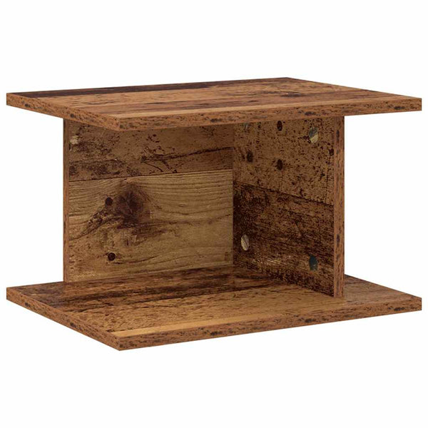 Yöpöytä 2 kpl Vanha puu 40 x 30 x 25 cm Tekninen puu