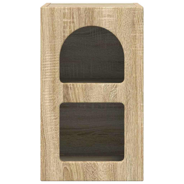 Yöpöytä 2 pcs Sonoman tammi 29.5 x 35 x 50 cm Tekninen puu