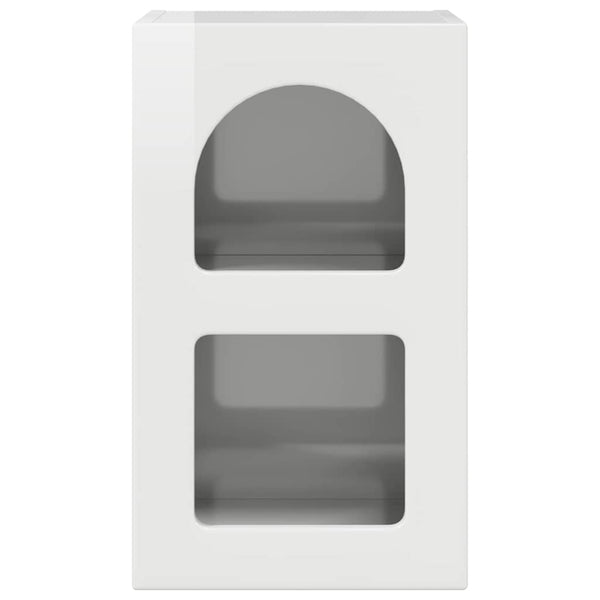 Yöpöytä Korkean kiillon valkoinen 29.5 x 35 x 50 cm