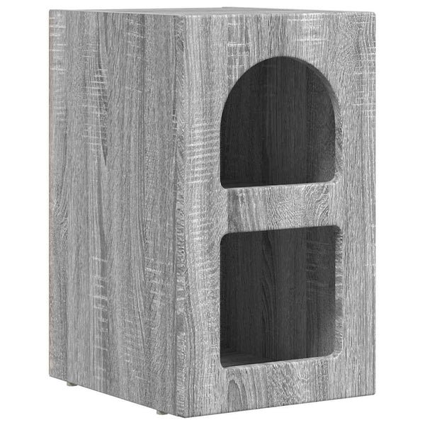 Yöpöytä 2 pcs Harmaa Sonoma 29.5 x 35 x 50 cm Tekninen puu