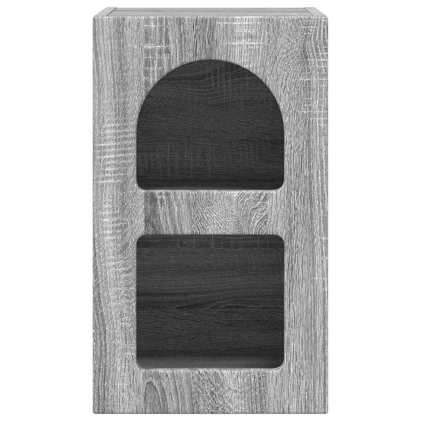 Yöpöytä 2 pcs Harmaa Sonoma 29.5 x 35 x 50 cm Tekninen puu