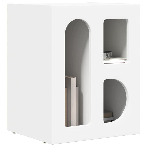 Yöpöytä Valkoinen 40 x 35 x 50 cm Tekninen puu