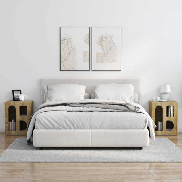 Yöpöytä 2 pcs Sonoman tammi 40 x 35 x 50 cm Tekninen puu