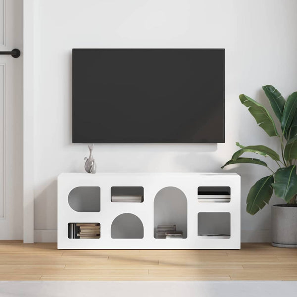 TV-kaappi Valkoinen 100 x 35 x 40 cm Tekninen puu