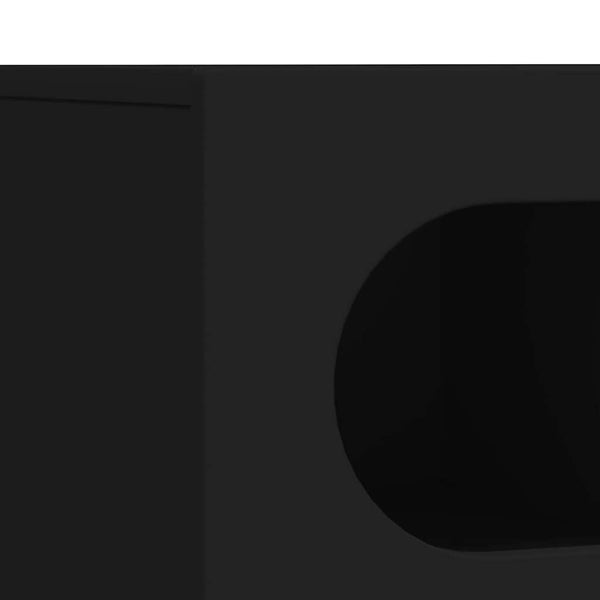 TV-kaappi Musta 100 x 35 x 40 cm Tekninen puu