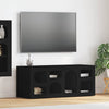 TV-kaappi Musta 100 x 35 x 40 cm Tekninen puu