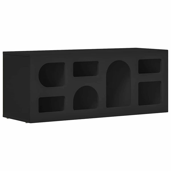 TV-kaappi Musta 100 x 35 x 40 cm Tekninen puu